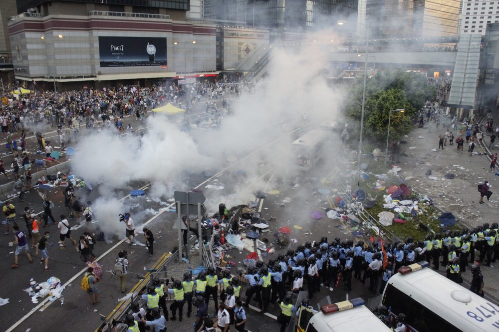 Tear Gas – Hong Kong