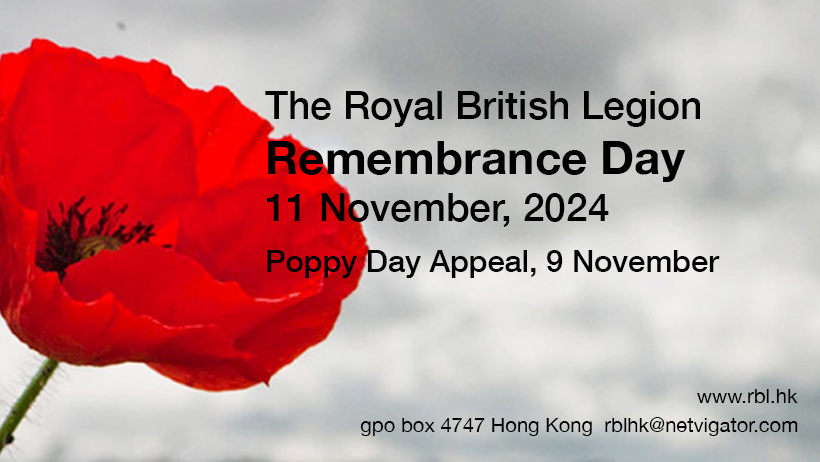 Royal British Legion Poppy Appeal 2024